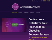 Tablet Screenshot of now-survey.com